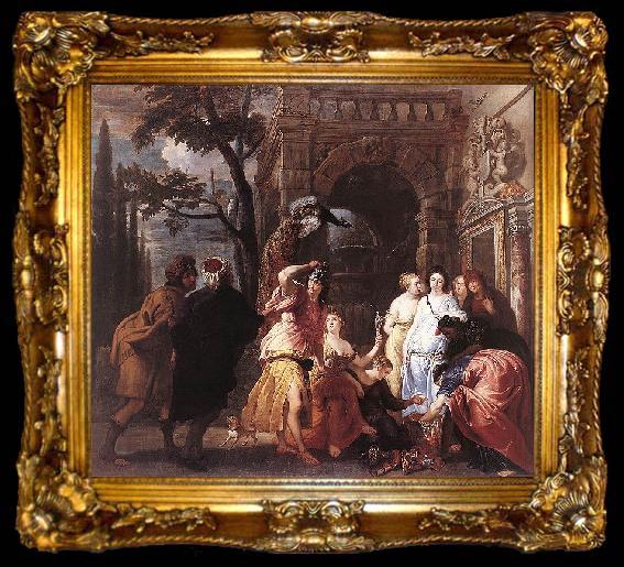 framed  Erasmus Quellinus Achilles Among the Daughters of Lycomedes, ta009-2
